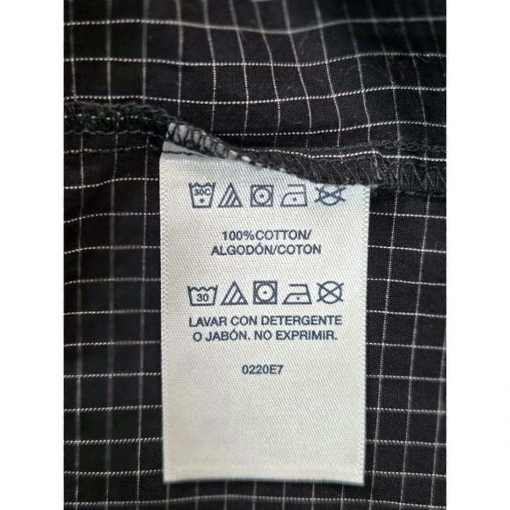 Polo Ralph Lauren Sleepwear Robe Mens Small Black Checkered Cotton